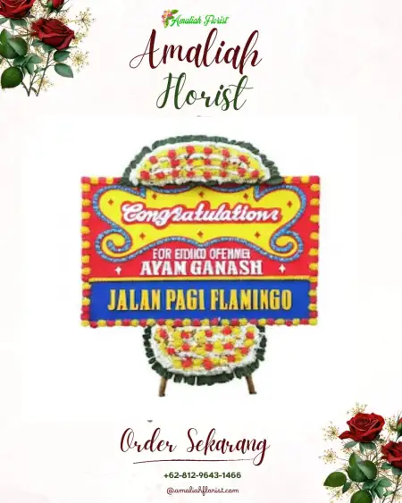 Sewa Papan Bunga Living World Alam Sutera